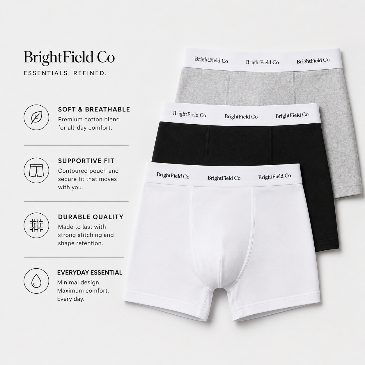 BrightField Boxer Briefs
